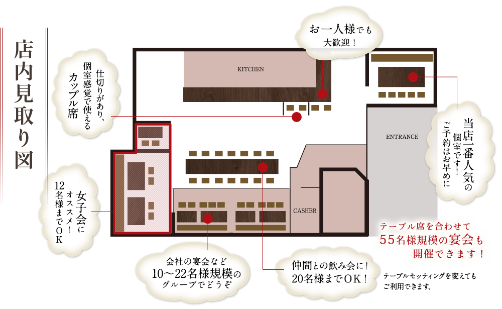 店内見取り図